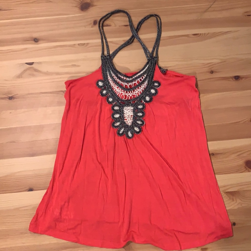 Pink spaghetti strap top